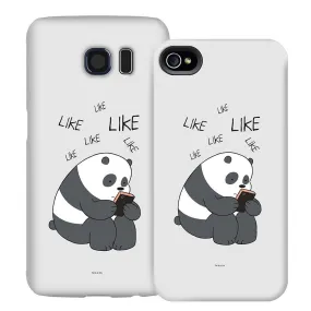 We Bare Bears Panda Like Phone Case for iPhone and Galaxy