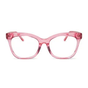 WINSTON - CANDY PINK CRYSTAL   PRESCRIPTION GLASSES