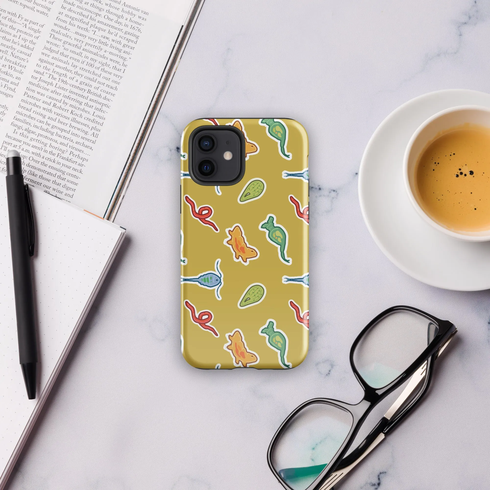 Yellow Microcosmic Case for iPhone®