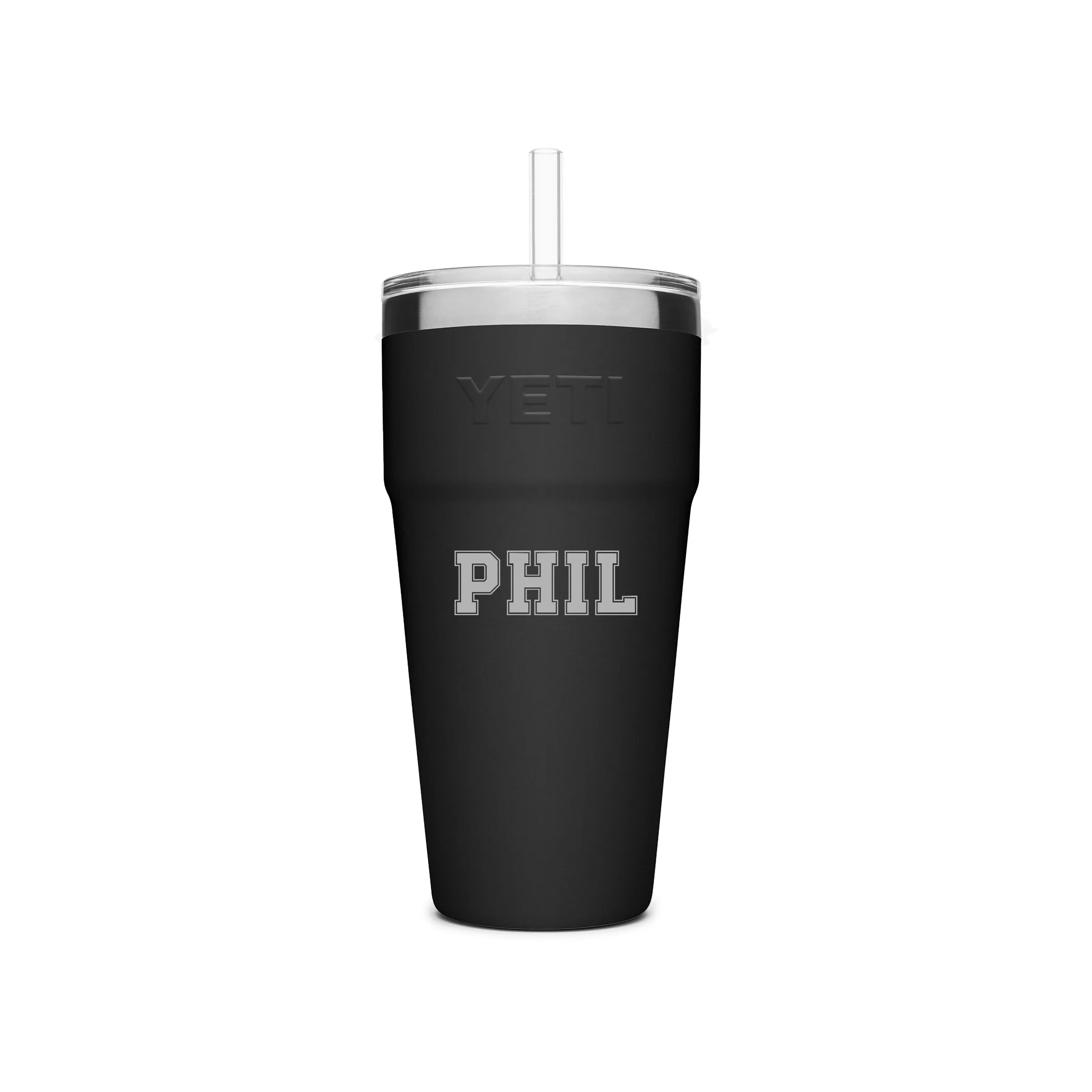 YETI Rambler Stackable Straw Cup 769 ml (26 oz) - CUSTOMIZED PICK YOUR FONT