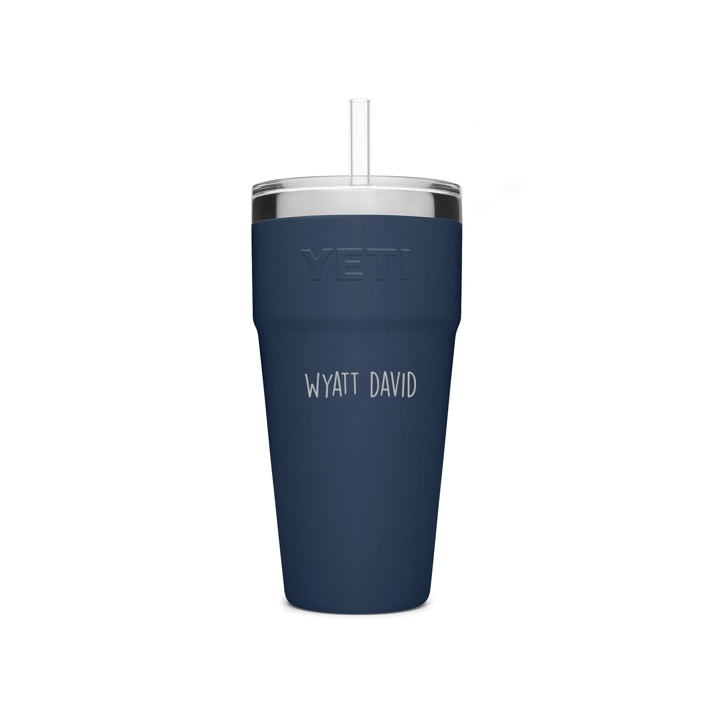 YETI Rambler Stackable Straw Cup 769 ml (26 oz) - CUSTOMIZED PICK YOUR FONT