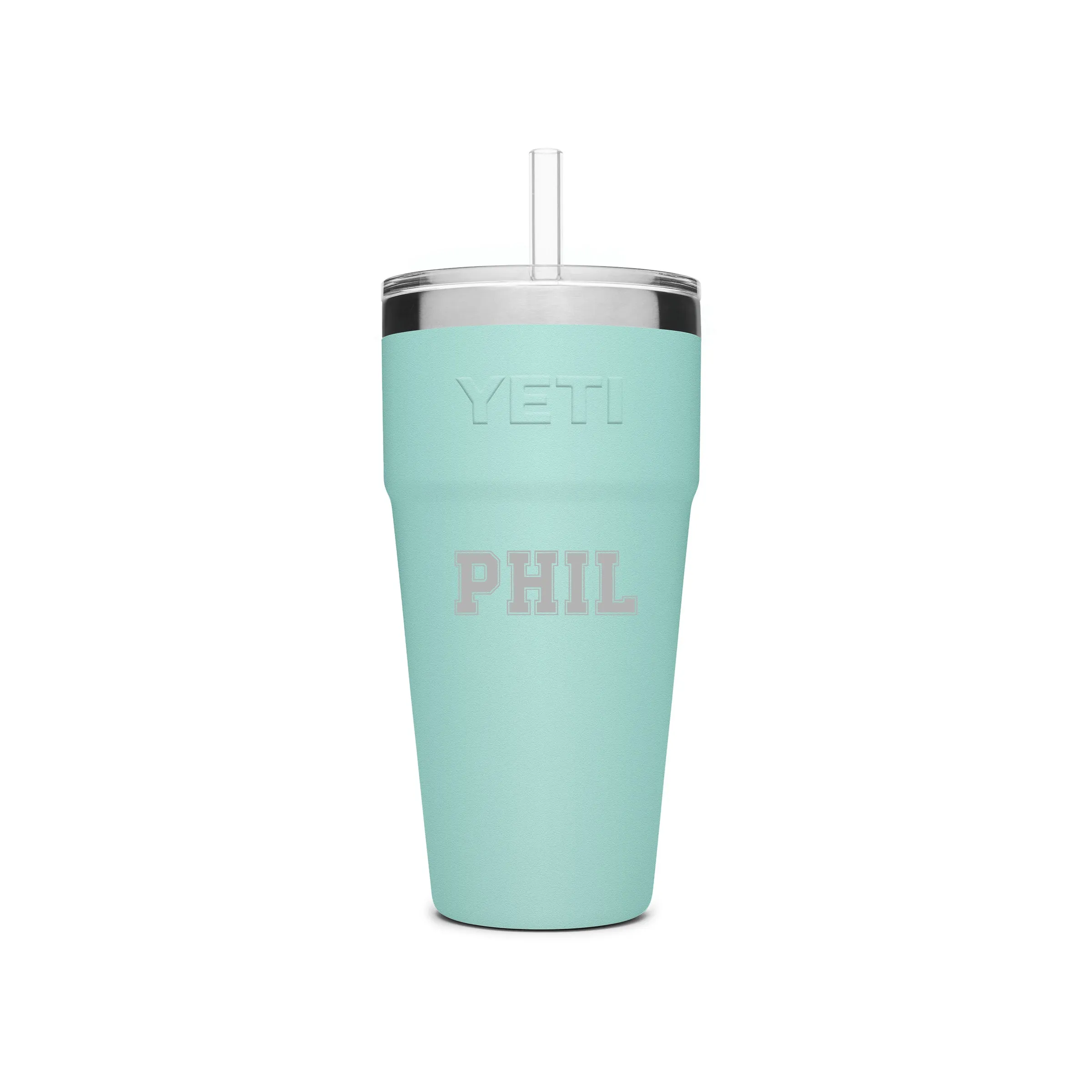 YETI Rambler Stackable Straw Cup 769 ml (26 oz) - CUSTOMIZED PICK YOUR FONT