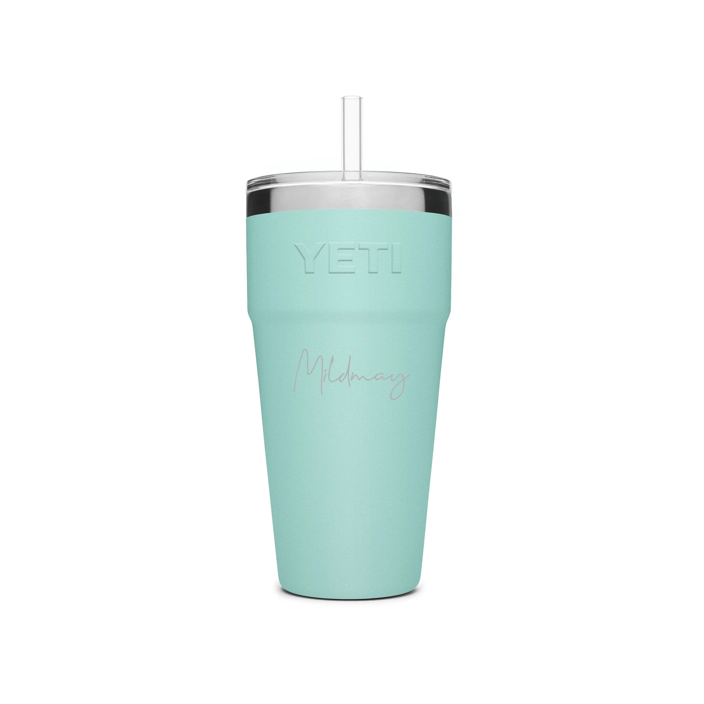 YETI Rambler Stackable Straw Cup 769 ml (26 oz) - CUSTOMIZED PICK YOUR FONT