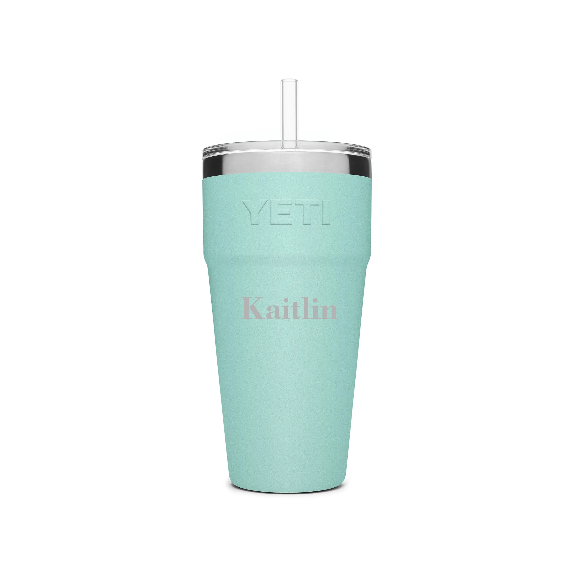 YETI Rambler Stackable Straw Cup 769 ml (26 oz) - CUSTOMIZED PICK YOUR FONT