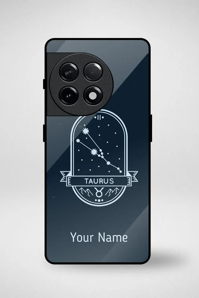 Zodiac Taurus Customized Glass Mobile Case - iPhone, Samsung & OnePlus