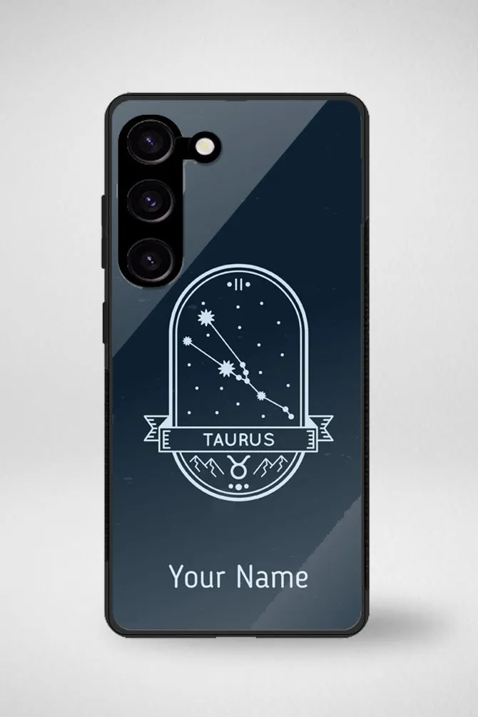 Zodiac Taurus Customized Glass Mobile Case - iPhone, Samsung & OnePlus